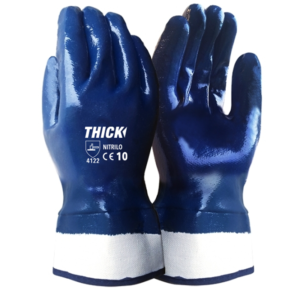 GUANTE PUÑO DE SEGURIDAD AZUL THICK