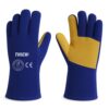 GUANTE SOLDADOR AZUL HILO KEVLAR R/PALMA THICK