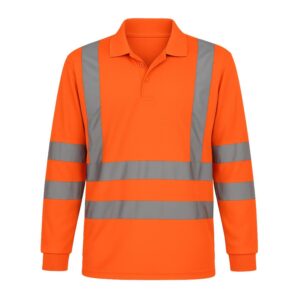 Polera pique naranja alta visibilidad 360 ackerland