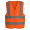 CHALECO REFLECTANTE NARANJO CON CIERRE ACKERLAND