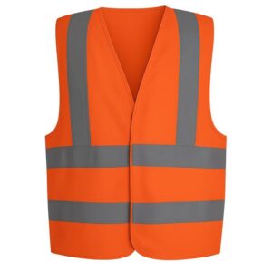 CHALECO REFLECTANTE NARANJO CON CIERRE ACKERLAND