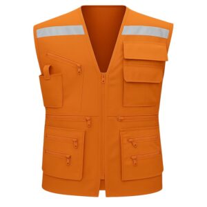 CHALECO GEÓLOGO POPLIN NARANJO ACKERLAND