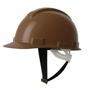 CASCO CAFÉ DRILO ARNÉS PLÁSTICO